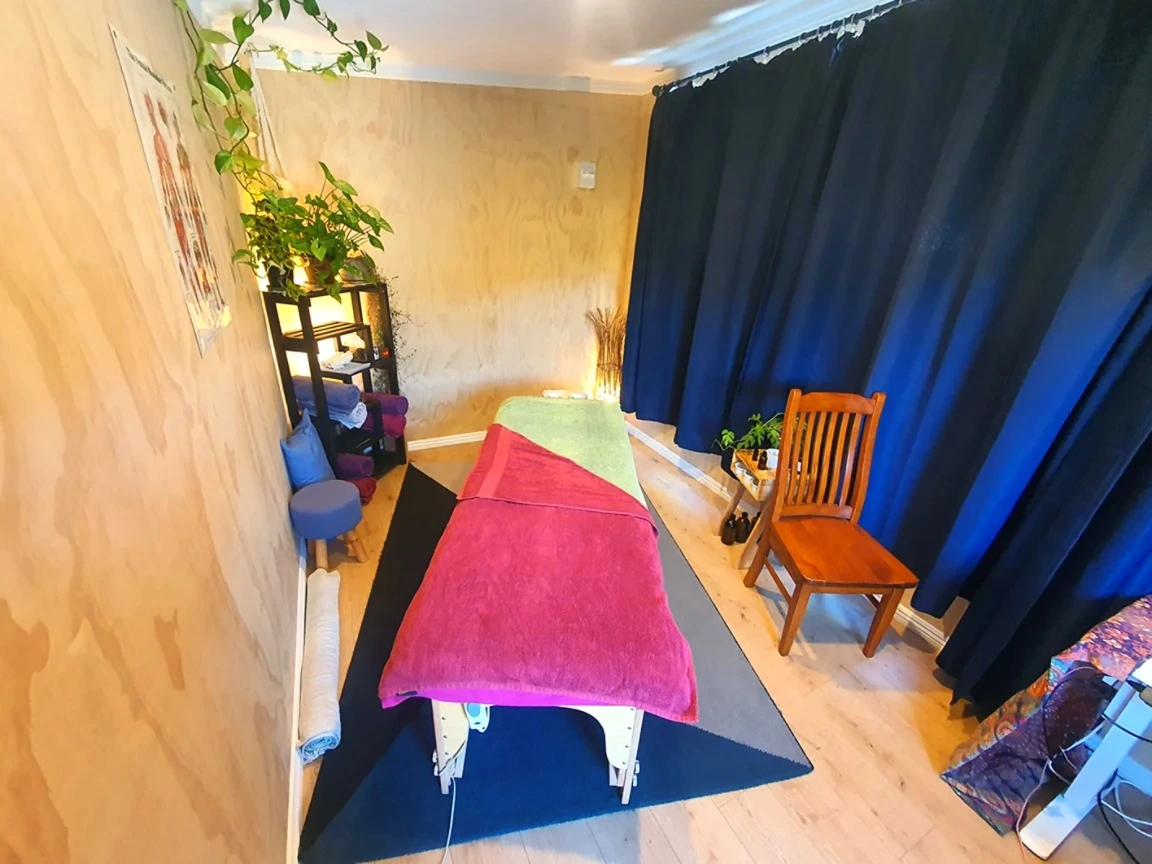 Professional massage therapy room in Christchurch